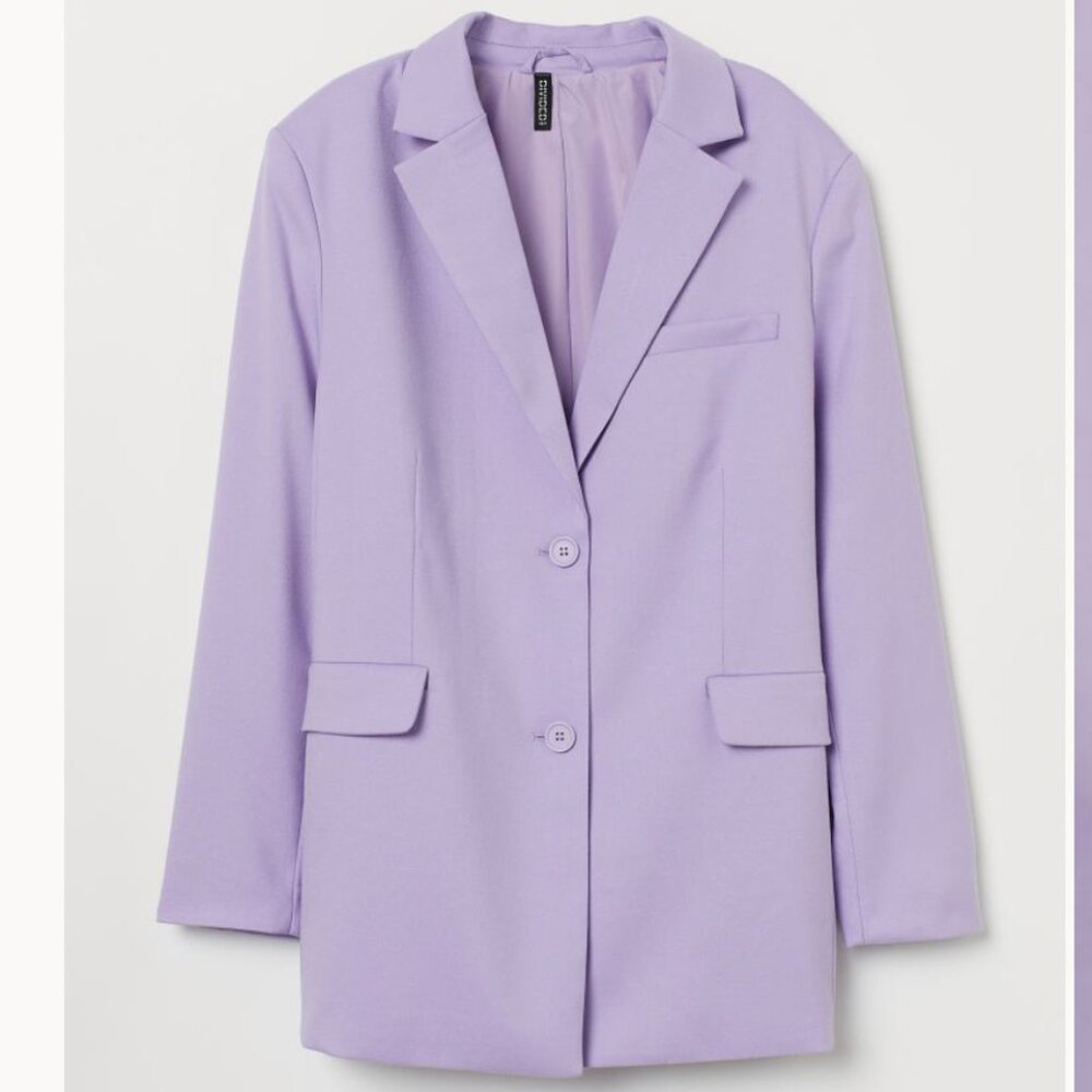 NWOT H&M Oversized Blazer in Light Purple